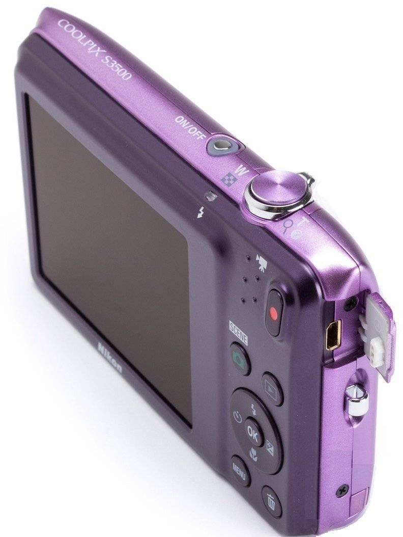 Цифровая фотокамера Nikon Coolpix S3500 Purple + сумка купить